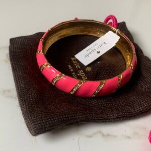 NWT Kate Spade Pink and crystal bracelet stunning!